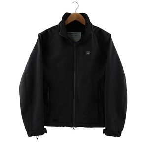 DEWBU Heated Jacket Men 12V Electric Outerwear Black Size S Outdoor Gear